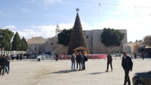 I walked through Bethlehem two miles up to Nativity Square and the Church of the Nativity!
