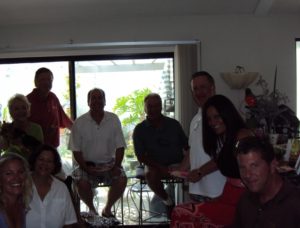 Sarita hosted countless social gatherings! This one a TPC Party for Andy & friends! 